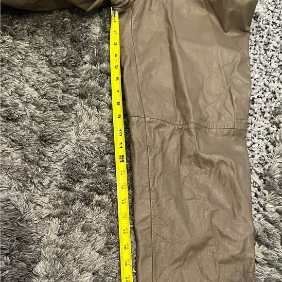 Vintage Arlando Motorcycle Dress Pant High Rise Leather Pant - Picture 10 of 11